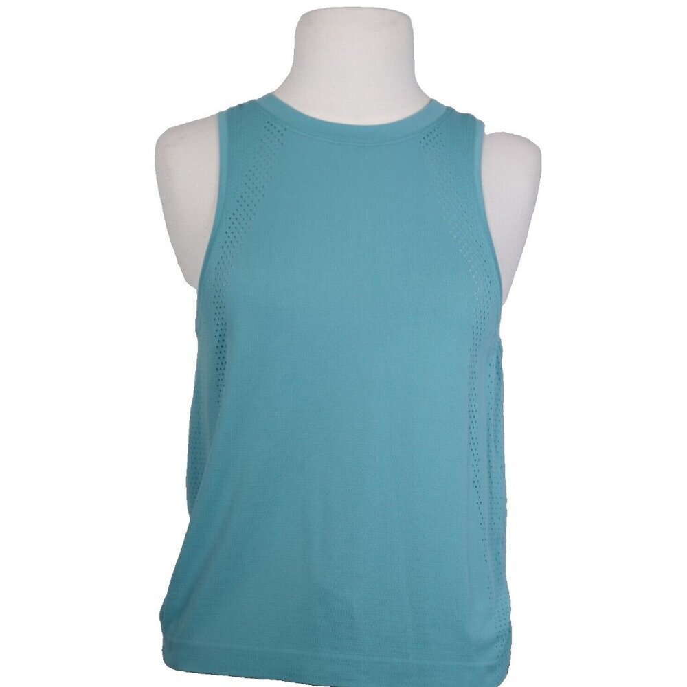 Lululemon Women's US4 Sea Green Mesh Tank Top Sleeveless Athletic Sportswear Tee
